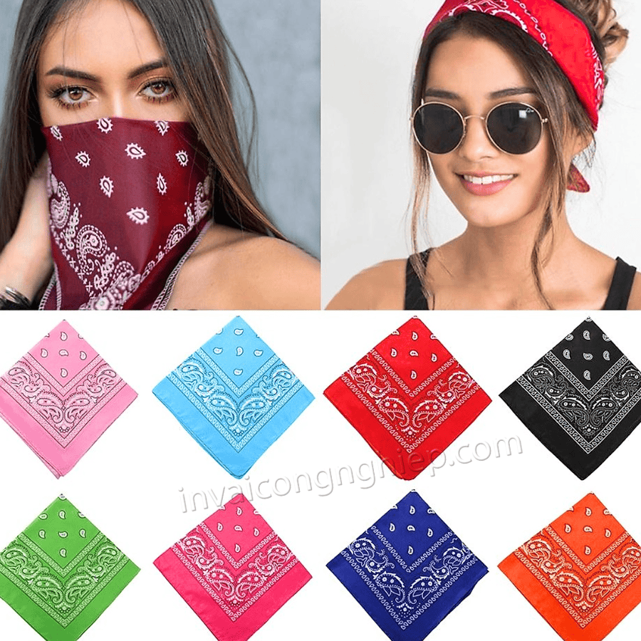 khăn bandana trùm đầu